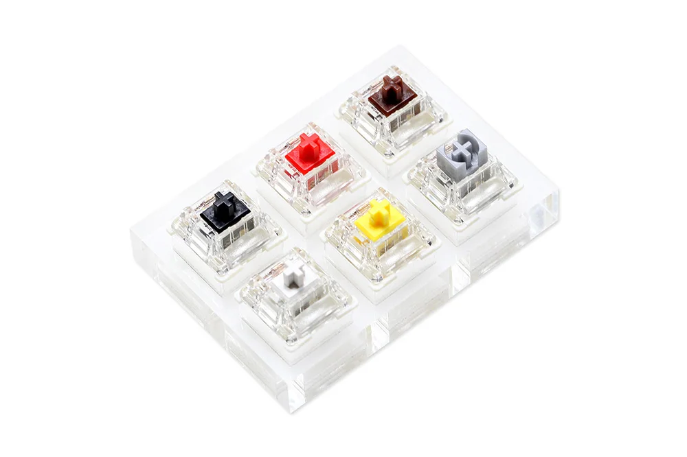Acrílico Switch Tester Gateron Pro 3.0 Asura Sakura Evo Lotus Vermelho Roxo Naraka Preto Vermelho Marrom Branco Amarelo Prata - Imagem 6