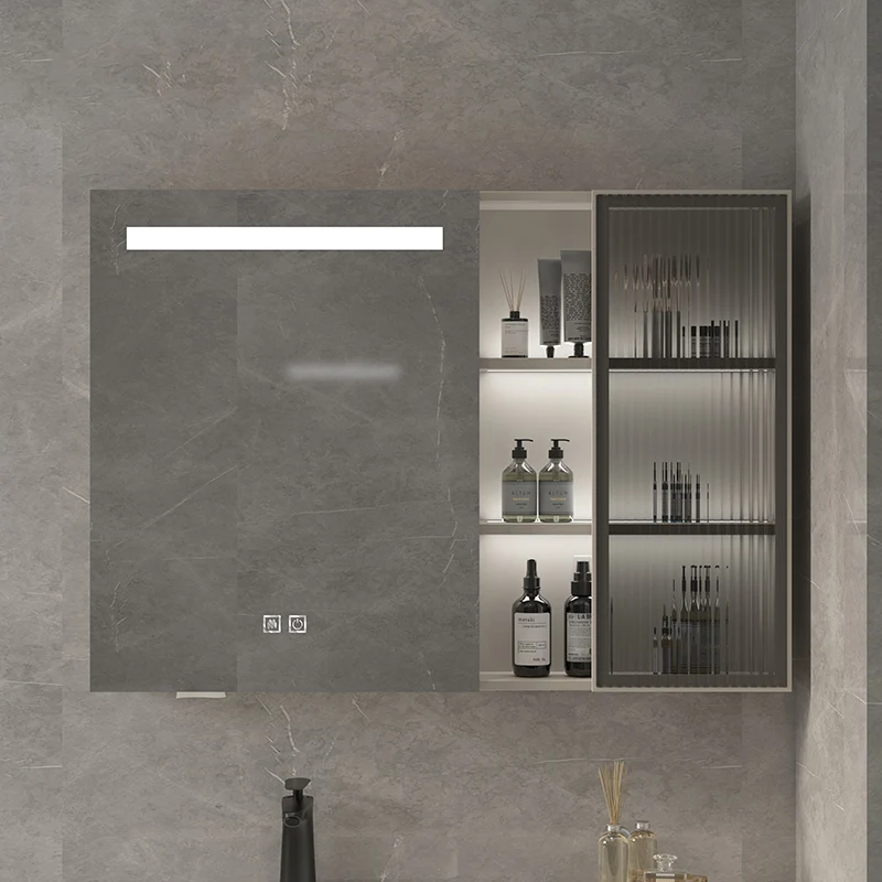 Toilette Armadi Da Bagno Rubinetti Applique Da Parete Armadio Mobiletto Del Bagno Vanità Mobili Moderni Intelligenti Mobili Da Bagno Scaffali