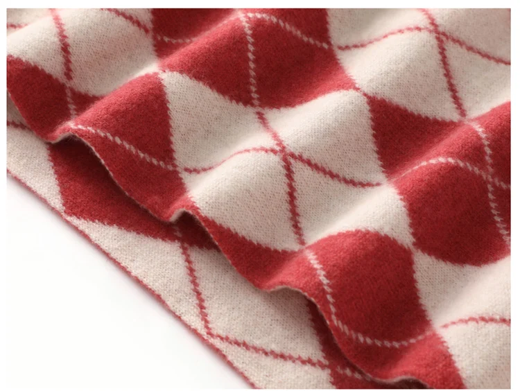 Neue Kaschmir Schal Weiblich Männlich 100% Kaschmir Colorblock Alle-Passenden Schal Herbst und Winter Stricken Warme Schal Schal – Detail 18