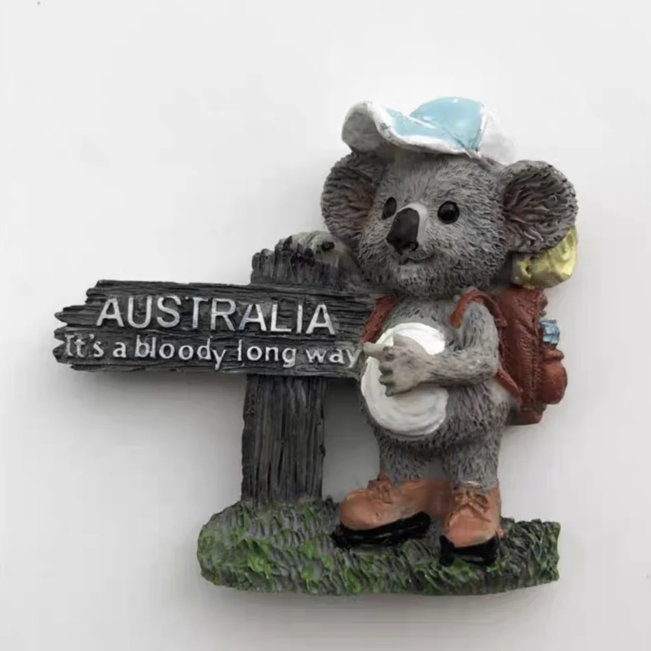 Europe Australia 3D Fridge Magnets Tourism Souvenir Refrigerator Magnets Sticker Collection Handicraft Gift Decoration Articles