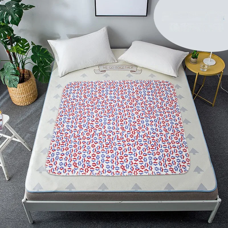 Reusable Washable Bed Protector Pad for Elderly Incontinence - Absorbent and Waterproof Mattress Underpad 2