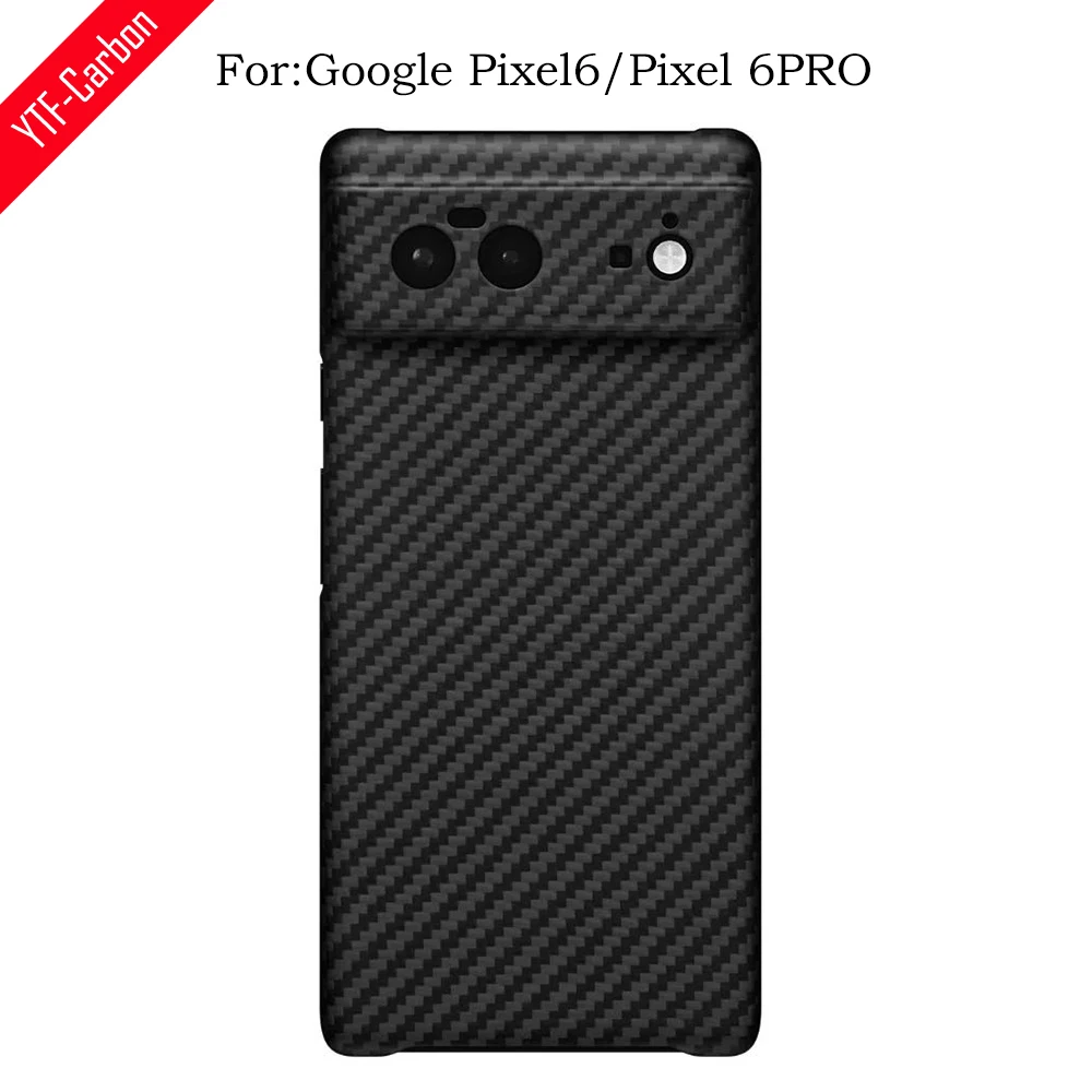 

YTF-углеродное волокно, реальное углеродное волокно, телефон для Google Pixel 7 Pro, Тонкое Отверстие для камеры, защита от падения, задняя крышка Pixel 6, задняя крышка из арамидного волокна