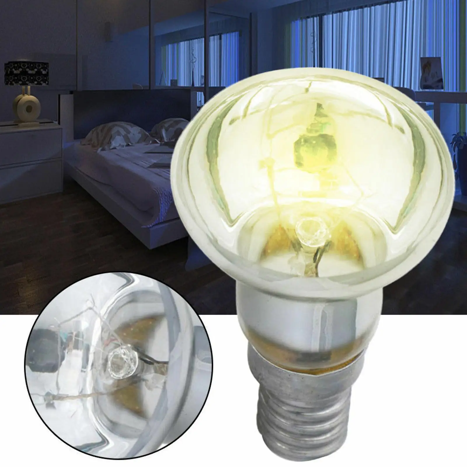 Description Picture 4 of item25w R39 Reflective Spotlight Lava Lamp Replacement Filament Lighting Bulb Accessories Reflective Tungsten Incandescent Ligh R8L8