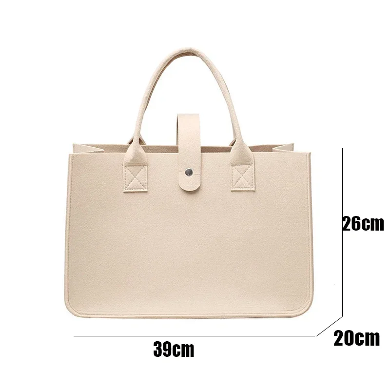 New Shopping Handbag Women's 2026 Handbag Large Capacity Open Fashion Felt Shopping Designer Tote Woven Bag Shop Online China