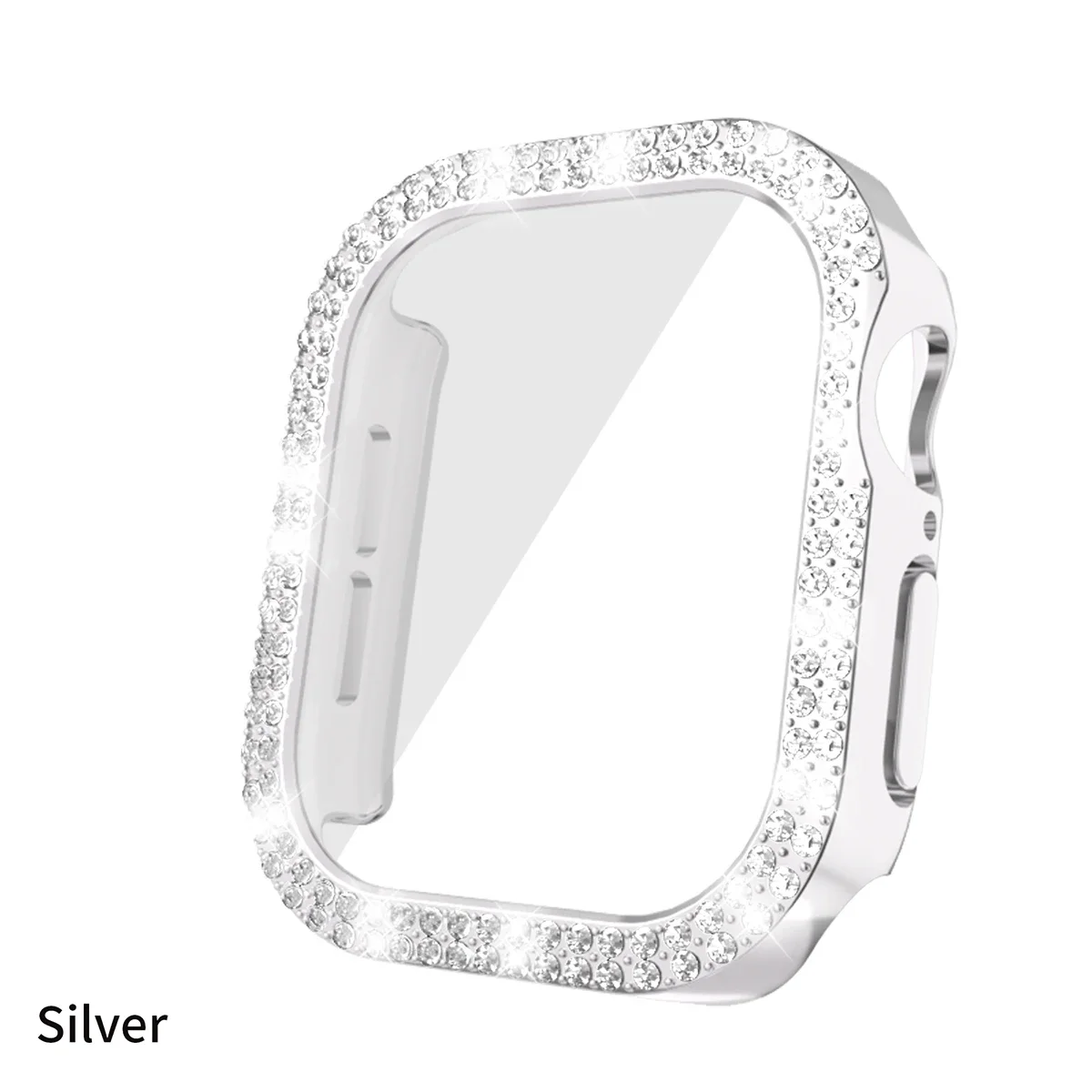Luxury Bling Crystal Glass Watch Case with Screen Protector