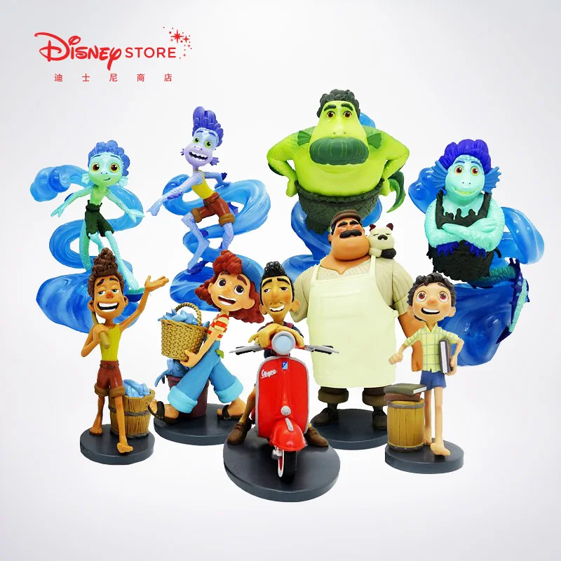 

Disney Cartoon Anime Genuine Scenes Figures Luca Disney Model Toy Collection Hobby Birthday Gift Gift Box