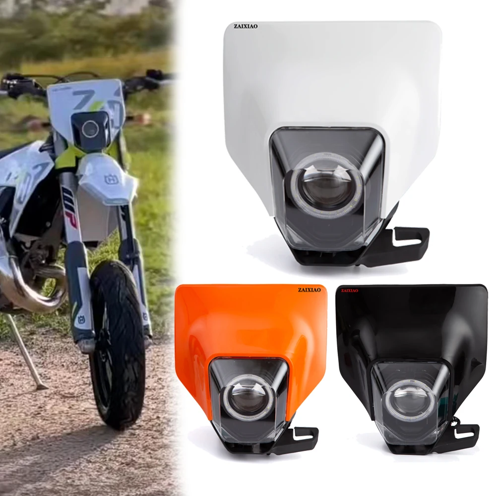 

Светодиодный головной фонарь для мотоцикла, светодиодный проектор, Головной фонарь, светильник Ной фонарь для Husqvarna FC TC TE FE FX TX 125 250-450 501 FE250 TE300