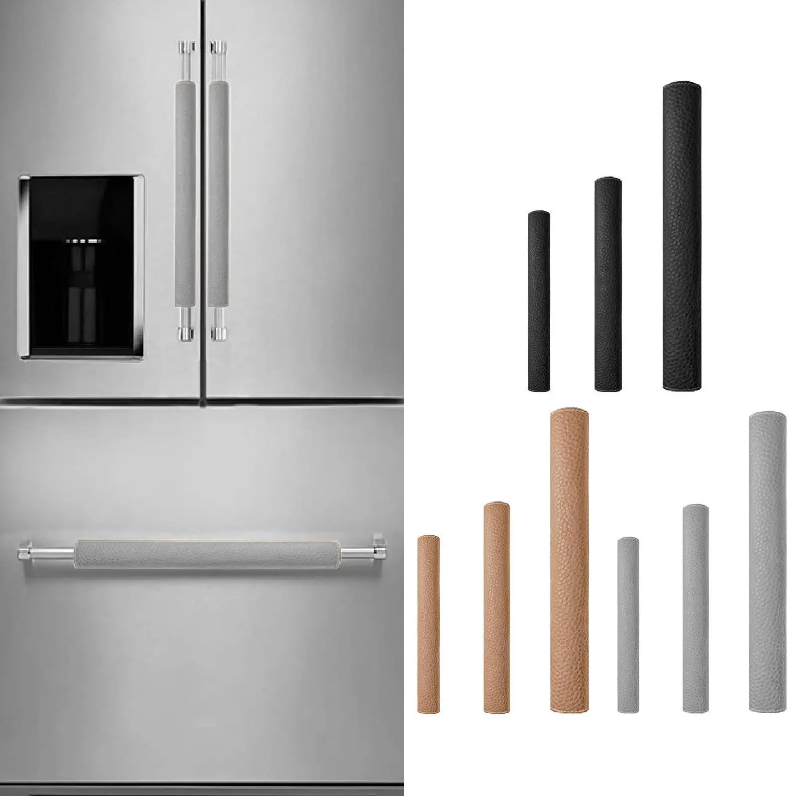 3 Pieces Refrigerator Handle Covers Microwave Door Handle Covers Home Decoration Reusable Protector Gloves for Microwave Oven