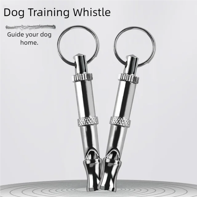 Sffa3070029834b4ab1030b8b258d14b7w.jpg Dog Whistle To Stop Barking, Adjustable Sound Pitch Dog Whistle With Keychain, Professional Recall Pet Puppy Cat Dog
