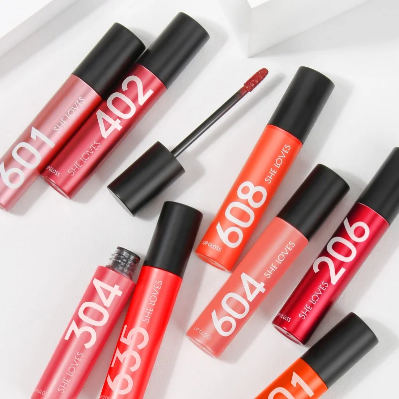

Matte Lip Gloss Waterproof Lipstick No Stain on Cup Does Not Fade Lip Gloss