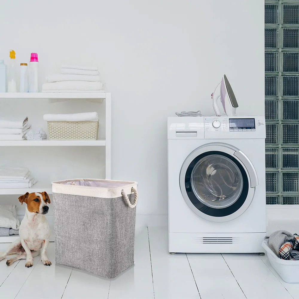 접이식 빨래 바구니,  더러운 옷 망치, 의류 보관용 실용적인 천 바구니