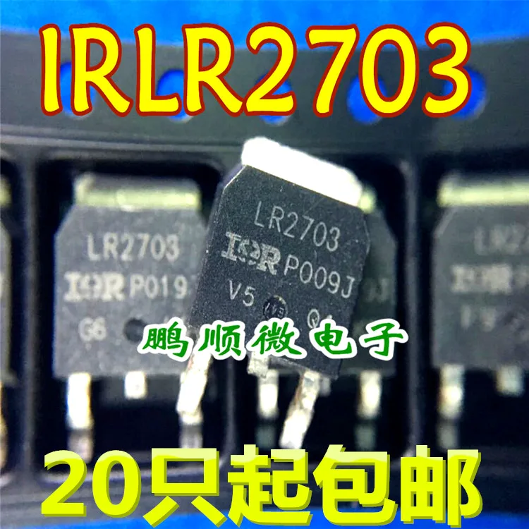 

30 шт. Оригинальный Новый N-канальный полевой транзистор LR2703 30 в 22 А TO252 IRLR2703 низкое напряжение переключения