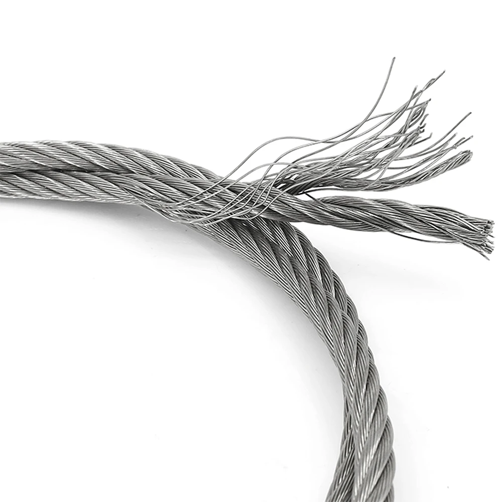 5/10 Meter Stahlseil 304 Edelstahl Flexibles Kabel Beleuchtungs-Vorhang-Aufhängekabel 1/2/3/4/5/6mm Industrieseil – Detail 5