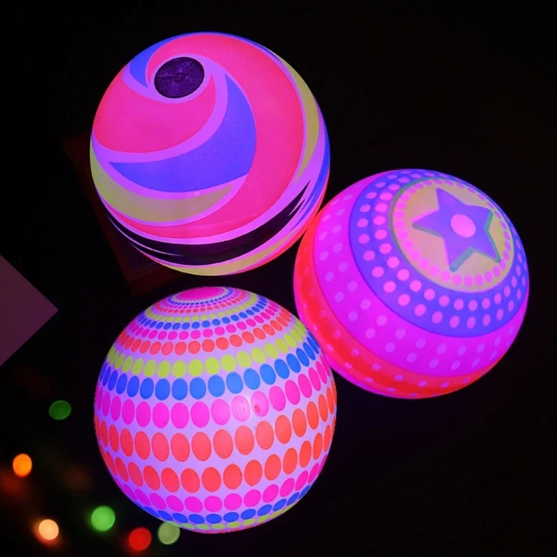 Luminous Ball Toy Kids Creative Flashing Jumping Bouncing Vibrating Musical Dance Interactive