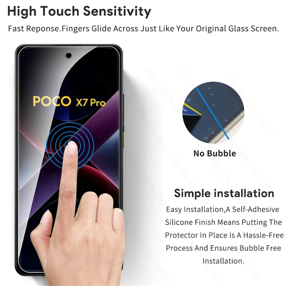 5-Pack Premium 9H Tempered Glass Screen Protector