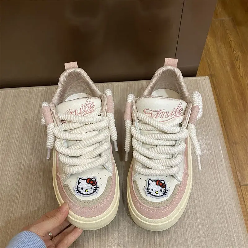 Zapatos-de-plataforma-con-dise-o-de-Hello-Kitty-para-mujer-calzado-de ...