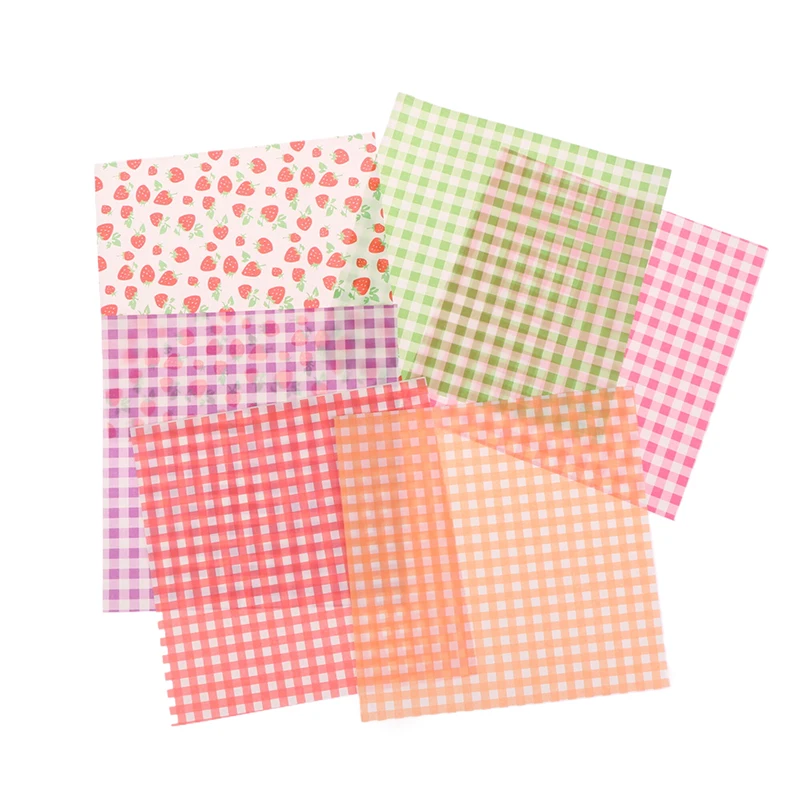 100-Pack Oil-Proof Waxed Food Paper for Sandwiches, Burgers, and Pastries
