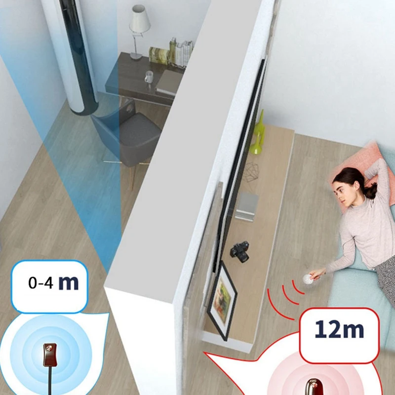 Wireless IR Repeater, Wireless IR Repeater Kit / Remote Control Extender Kit WL-T2 To Control Smart Home Devices 5