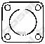 256-931_прокладка глушителя!\ Audi Fiat 2.0 Seat VW 1.6/1.9 TD 98 BOSAL арт. 256-931 | Автомобили и