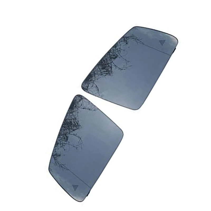 

2X Car Replacement Heated Blind Spot Warning Wing Right Rear Mirror Glass For Mercedes-Benz Gla GLK W204 W212 W221 09-18