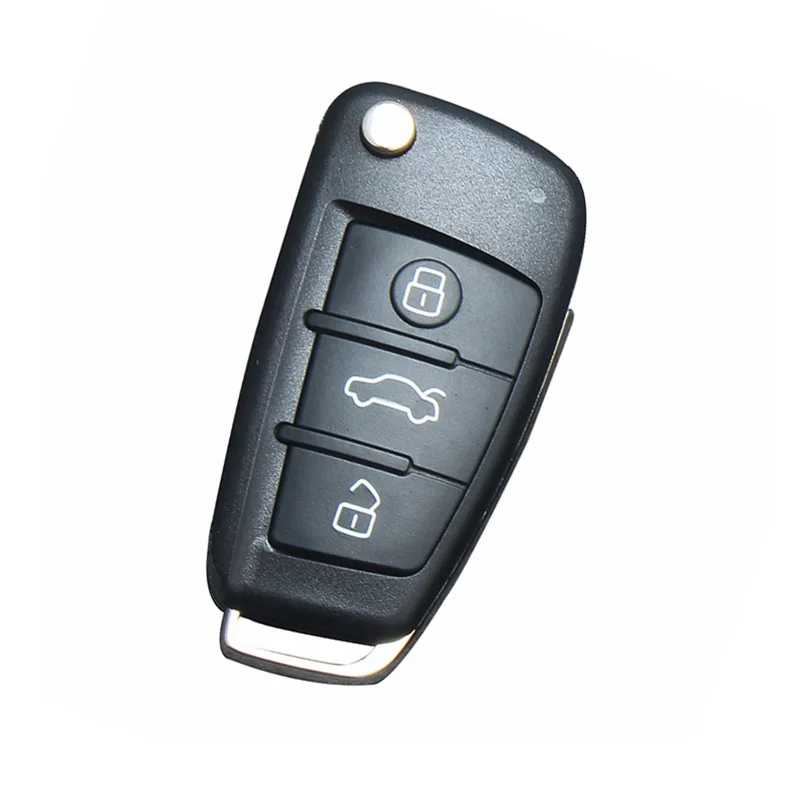 Car Key Conversion Case Remote Control 3 Buttons Remote Control Audi A2 A3 A4 A6 A6L A8 S5 Q7 TT A3 (8P1) 2006 2007 HAA HU66