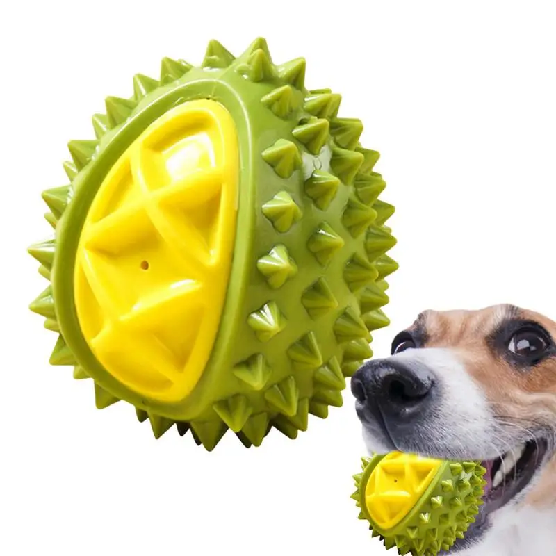 

Игрушка-грызунок для собак Durian, резиновая игрушка с пищалкой для крупных пород собак, Интерактивная игровая игрушка для упражнений и жевания