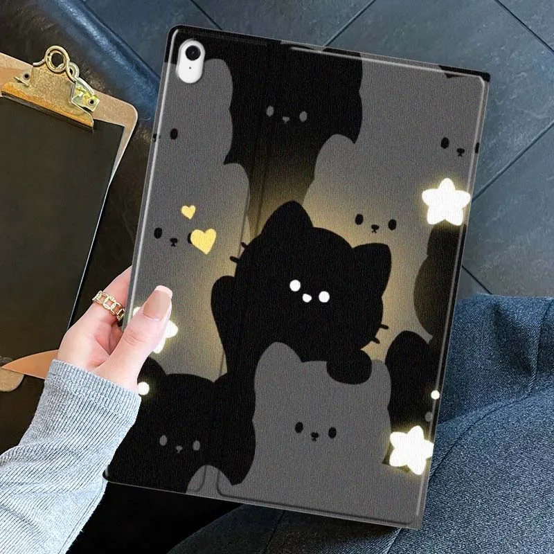Cartoon Cat Star Tablet Case - Universal 10-Inch Cover