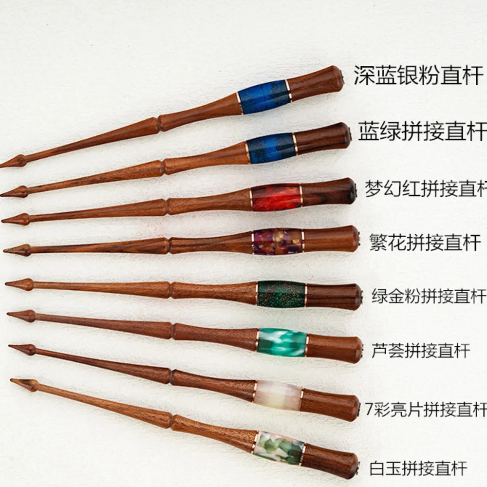 Hand Polished Solid Wood Splicing, Calligraphy Practice, English Calligraphy, Es Round Gothic Writing Pen