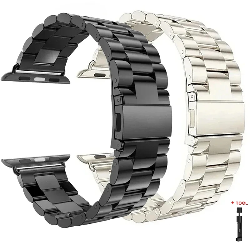 Premium Stainless Steel Metal Strap Bracelet
