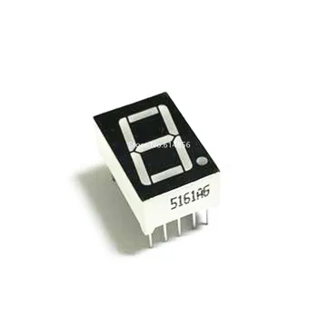 10 PZ LD-5161AG 1 Cifre 0,56" VERDE 7 SEGMENTI DISPLAY LED CATHODO COMONALE