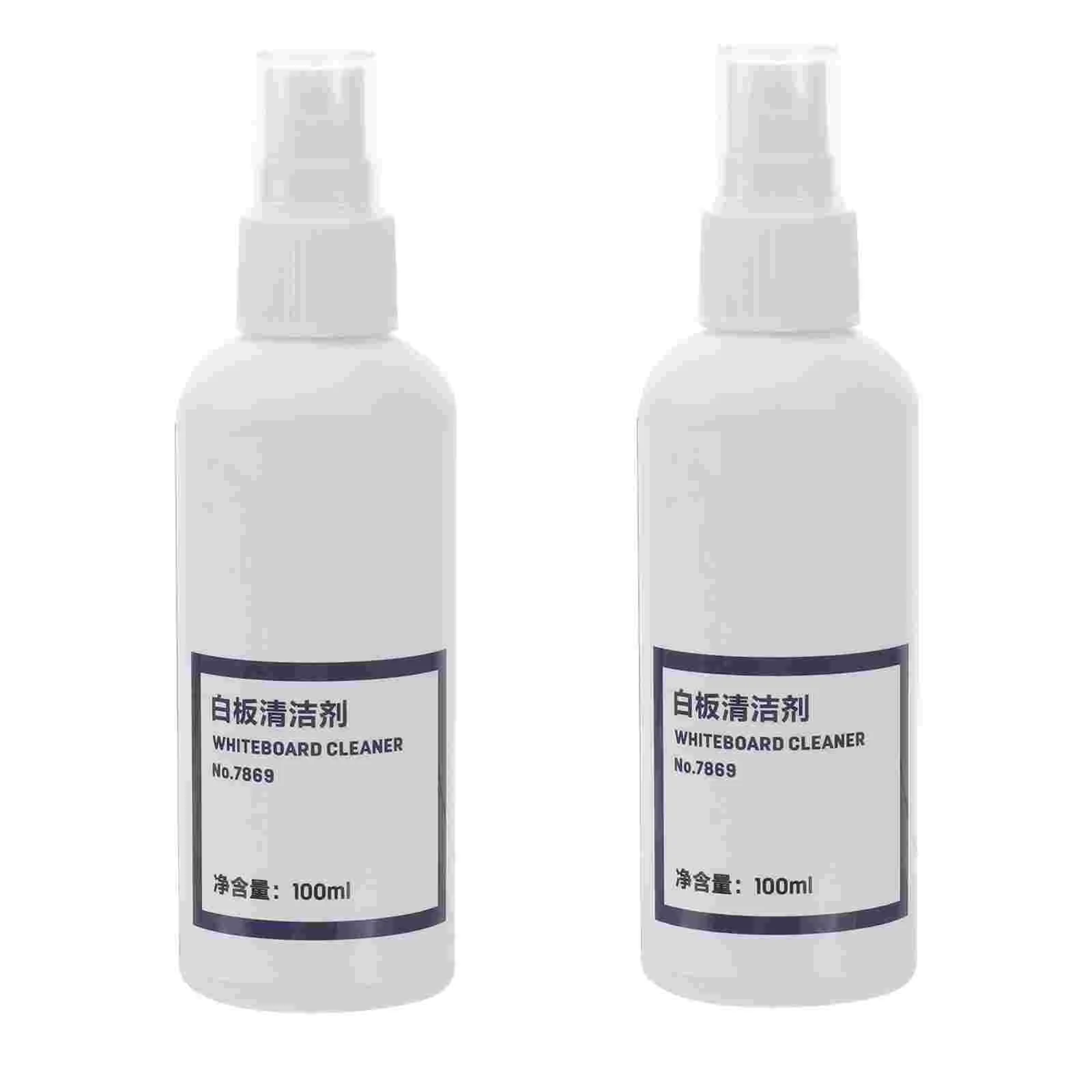 

2pcs Whiteboard Cleaner Spray Eraser Water 100ml Per Bottle Whiteboard Clean Water Spray