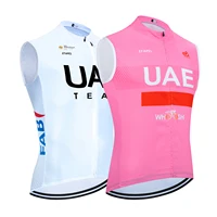 New Pink Cycling Jersey Vest 2025 UAE Men Women Team Pro Bike Windbreaker Maillot Ropa Ciclismo Riding Bicycl Tshirt Clothing 1