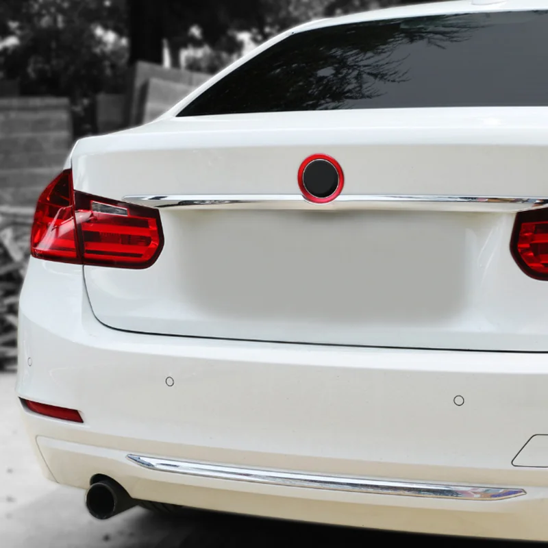 Car Emblem Ring Trim Badge Cover Car Decor Accessories for BMW car fender emblem badge car trunk trim