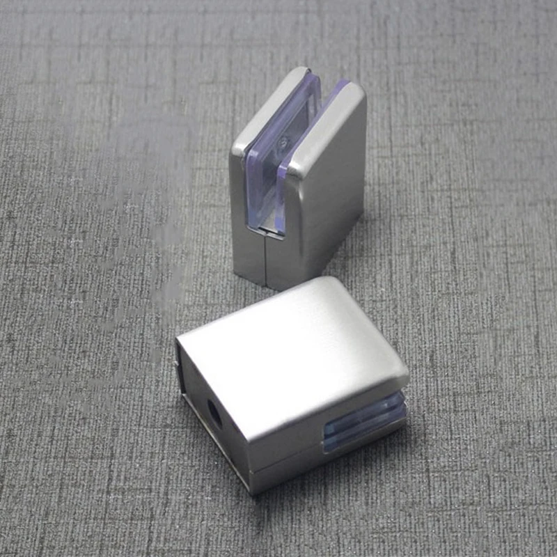Stainless Steel Glass Sandwich Medium Glass Clip Fixed Clip Square Fish Mouth Holder Shelf Clamp glass shelf clamp holder,glass fasteners,stainless steel clips
