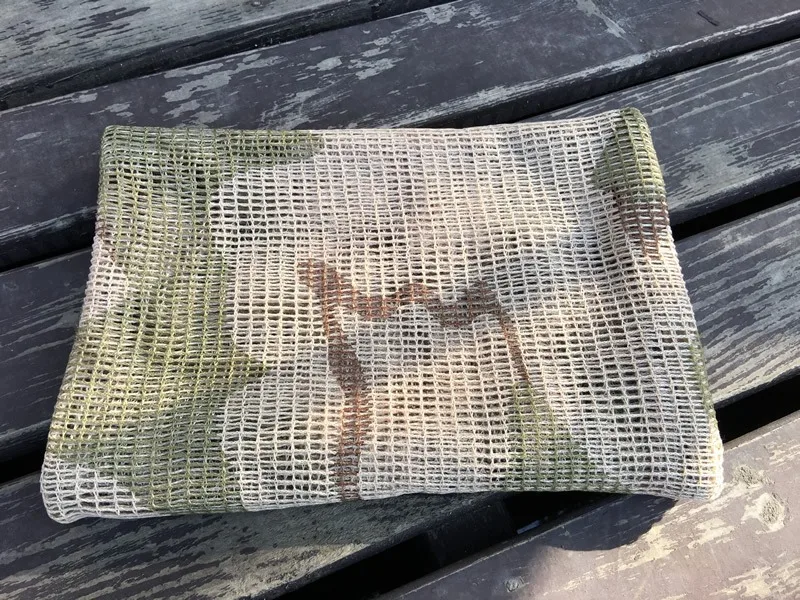 Camouflage Mesh Scarf Veil