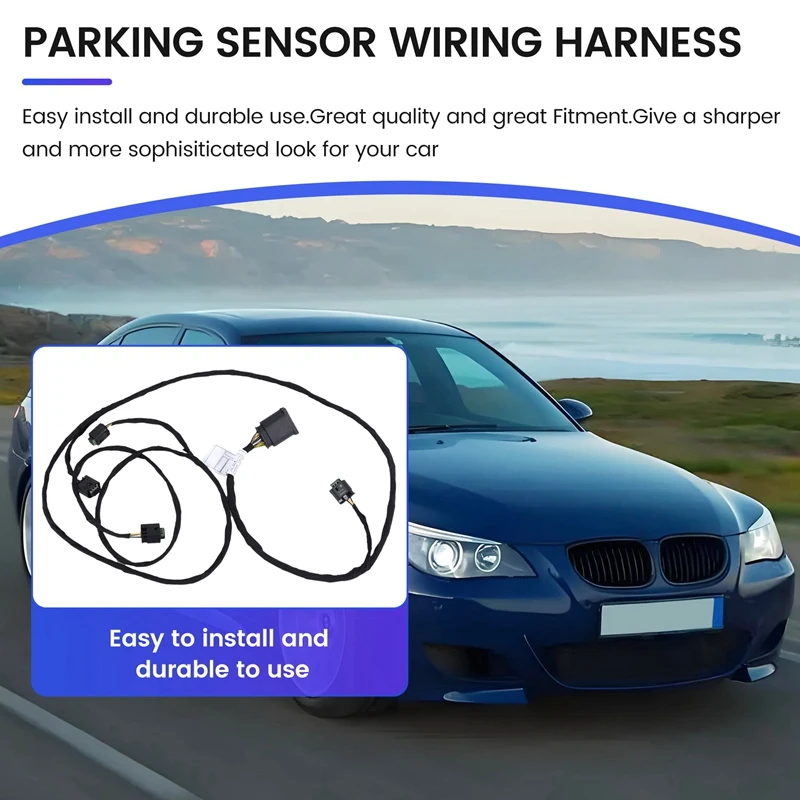 Front Bumper Parking Sensor Wiring Harness Front Bumper PDC Wiring Harness PDC Cable 61126928362 For BMW 5 Series E60