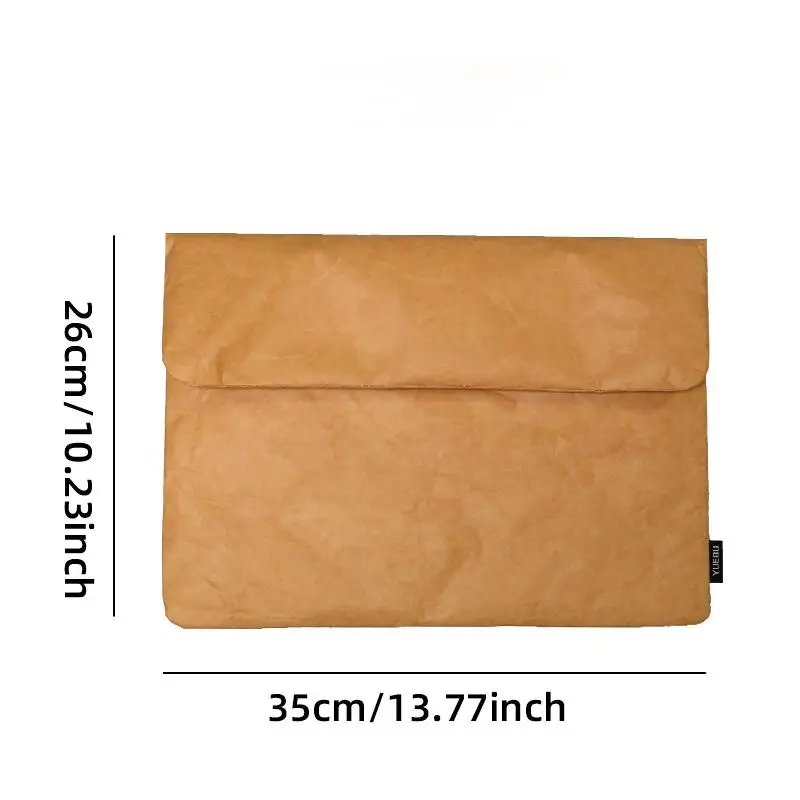 Custodia per tablet in carta da fibra stile vintage/retrò, borsa