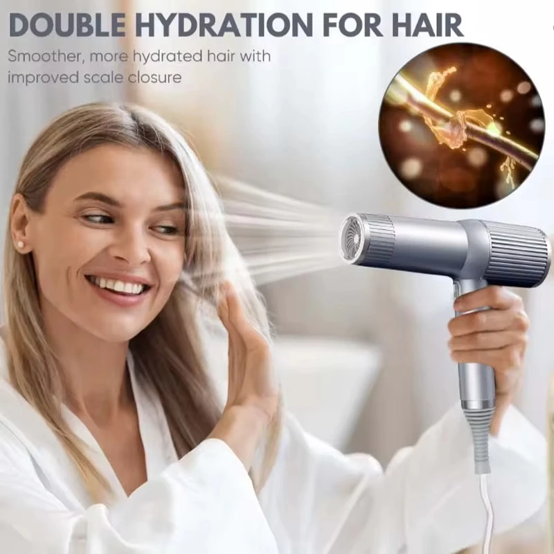 Intelligent Electric Hair Blow Dryer Low Noise Three Key Hair Care And Styling Appliances Household Hair Dryer