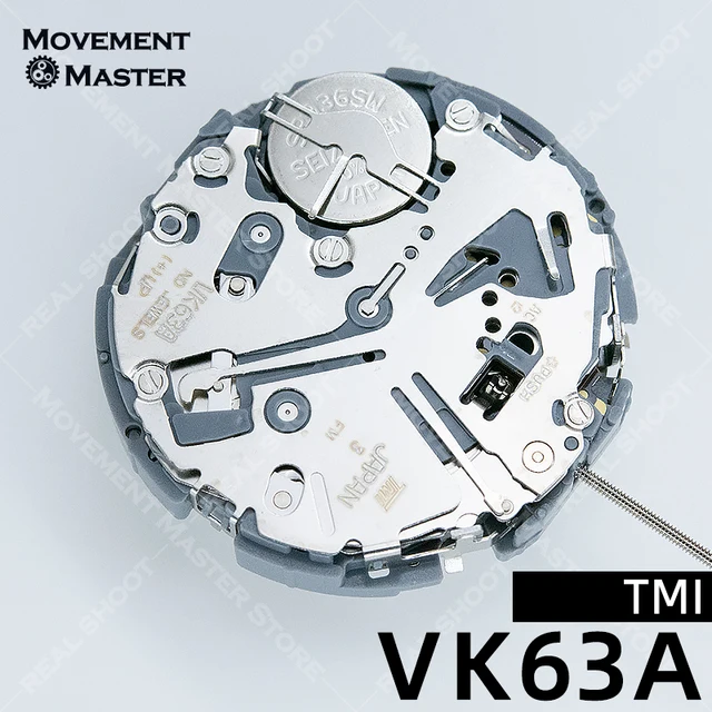 정밀성과 미학을 결합한 vk63a 무브먼트 쿼츠 시계