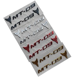 Motorcycle 3D Emblem Badge Decal Tank Wheel Sticker Soft Reflective Decal MT-09 Sticker For Yamaha MT09 MT 09