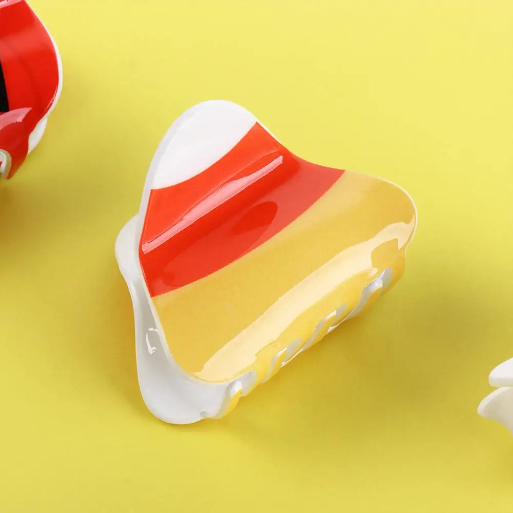 Fashion Halloween Pumpkin Hair Claw Acrylic Korean Style Ghost Claw Clip Geometric Hair Accessories Pumpkin Crab Clip Holiday