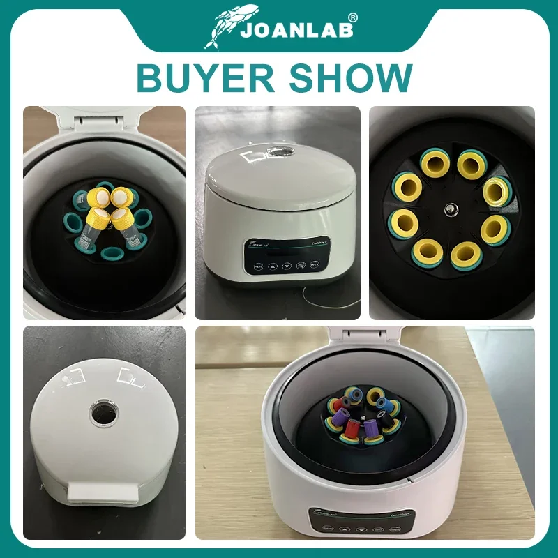 JOANLAB Plasma Centrifuge Laboratory Digital Centrifuge Machine For 2/5/10ml Blood Collection Tube And 15ml Tube
