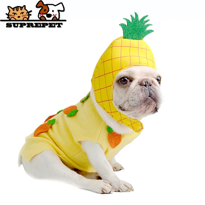 

Suprepet ананас губка Шапка удобная дышащая для щенка милые собаки модные кошки аксессуары для домашних животных поставщик все сезоны