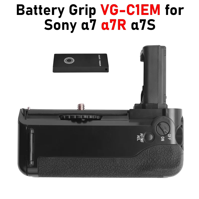 

A7R Battery Grip VG-C1EM Vertical Grip + Remote Control for Sony VG-C1EM ILCE-7R A7 A7S A7R Grip