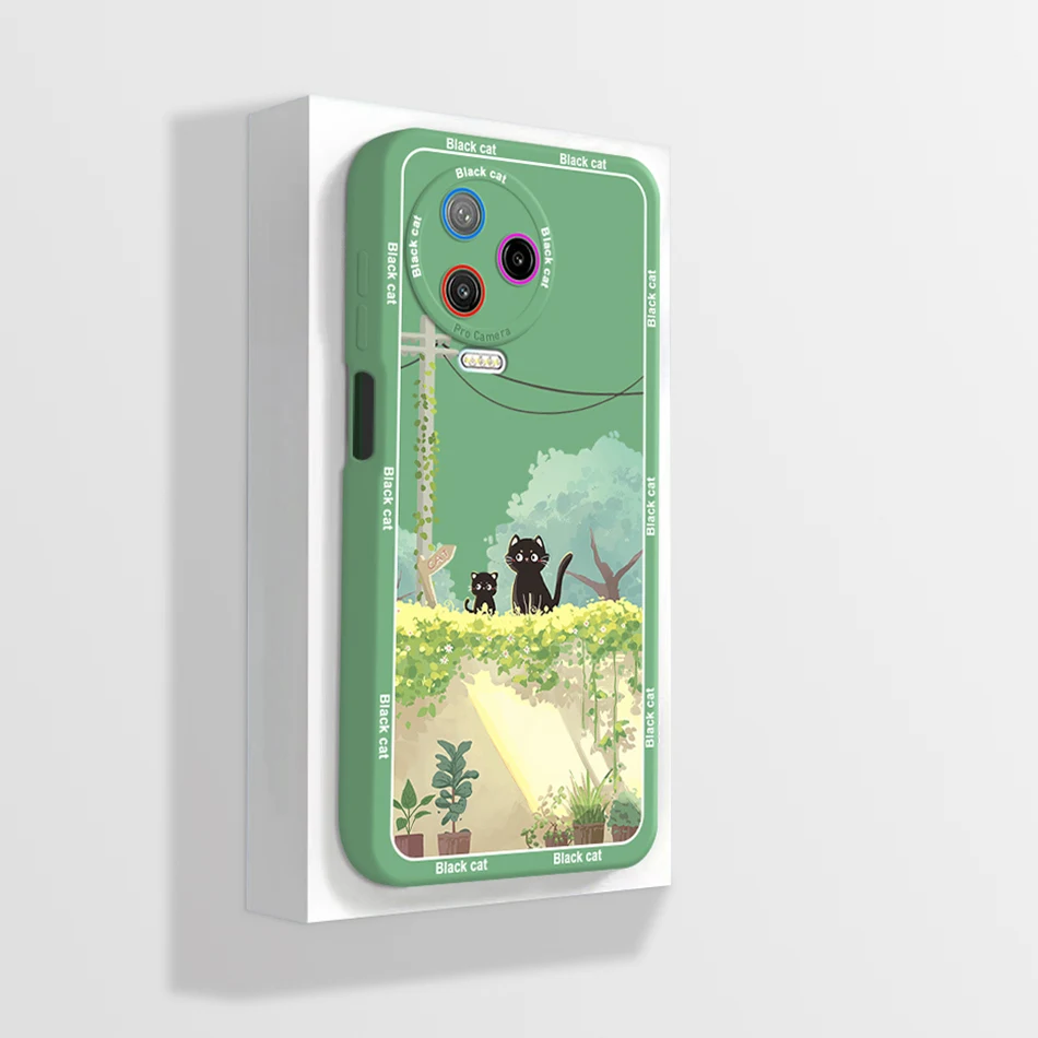 Cute Astronaut Square Phone Case - Shockproof Soft Back Cover