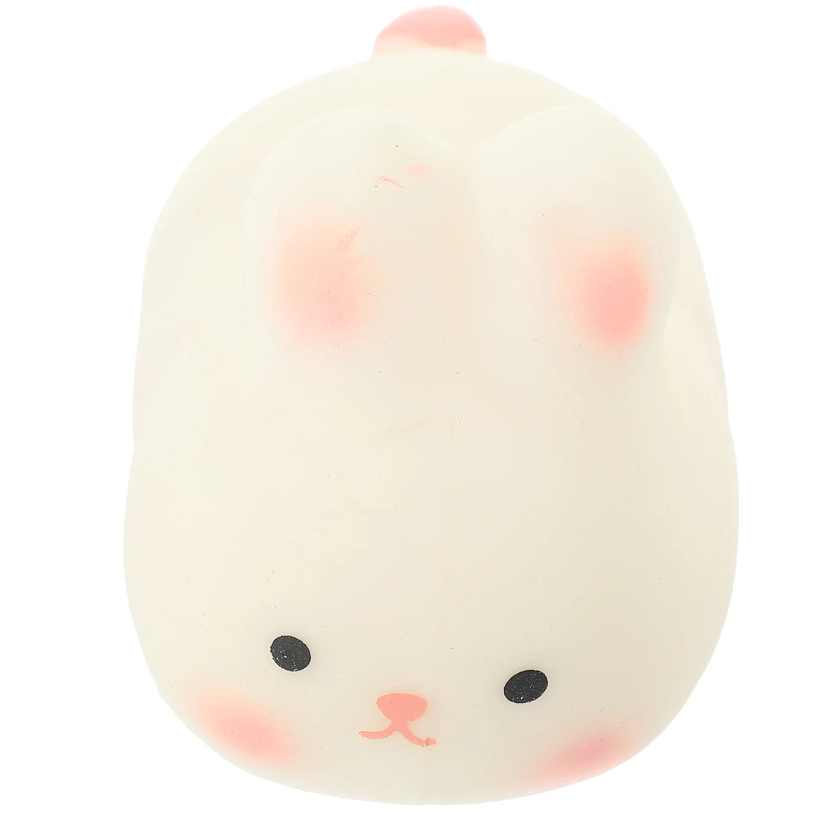 

Rabbit Knead Funny Stress Toy Bunny Squeeze Toy Cartoon Pinch Music Small Stress Funny Squeeze White