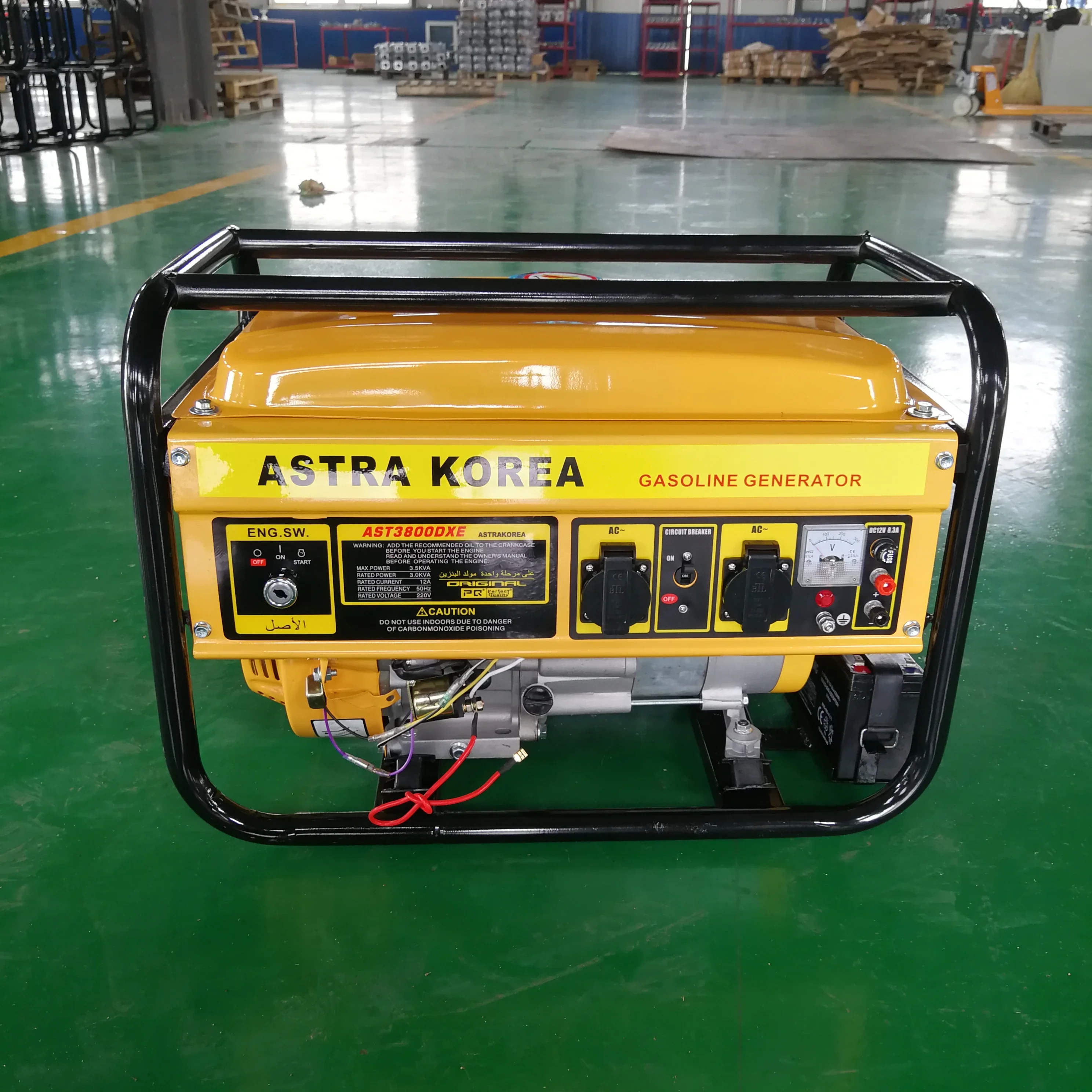 Portable Power Station Generator 3.5KW Aluminum Gasoline Portable Generator 220V 50HZ Manual Activation