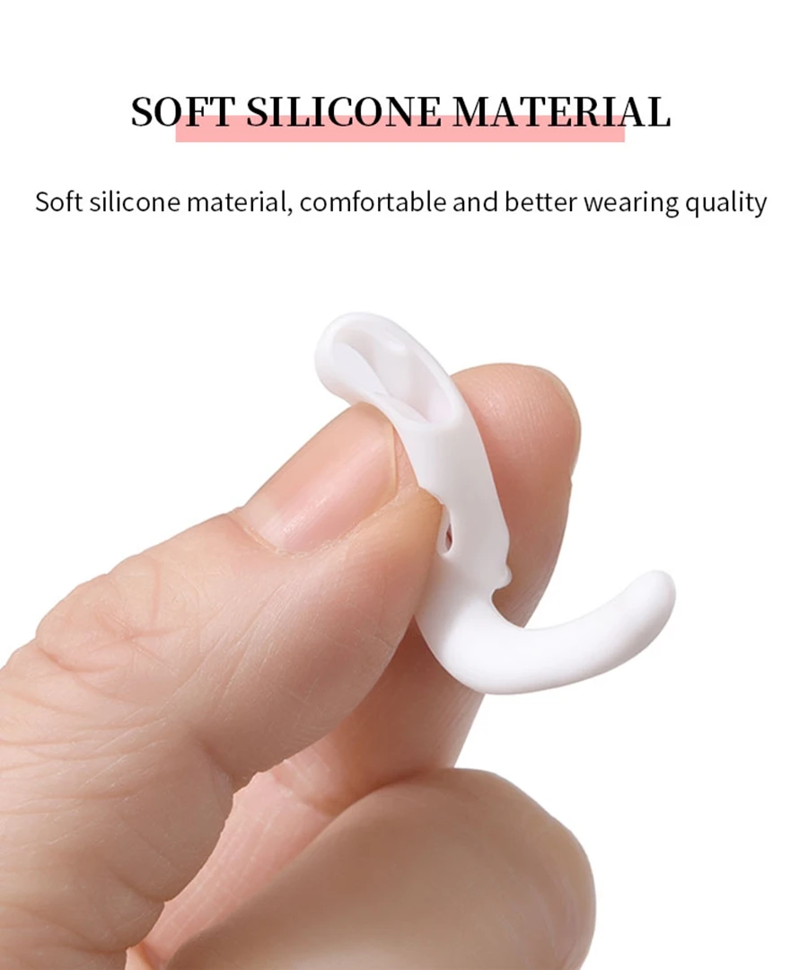 4Pcs Silicone Ear Tips for Apple Airpods Pro 3 True Wireless Earbuds Eartips Airpods Pro3 TWS Earhook headphones Anti-drop Hooks