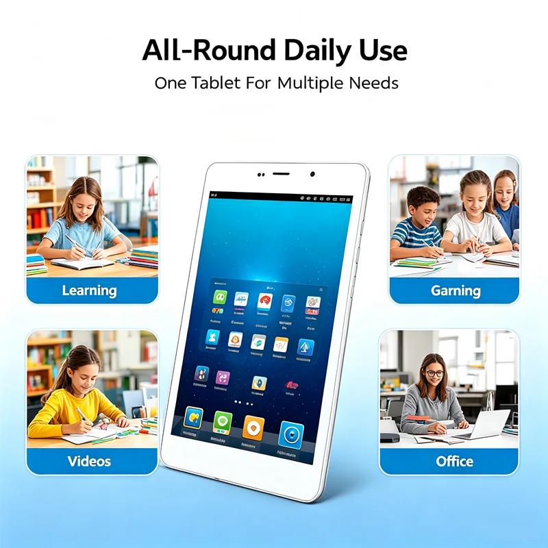 Octa Core Android 7.0 MTK6735 Pocket Tablet 8 INCH 3GB RAM+32GB ROM 4G WIFI Support Phone Call 1920*1200 IPS Screen
