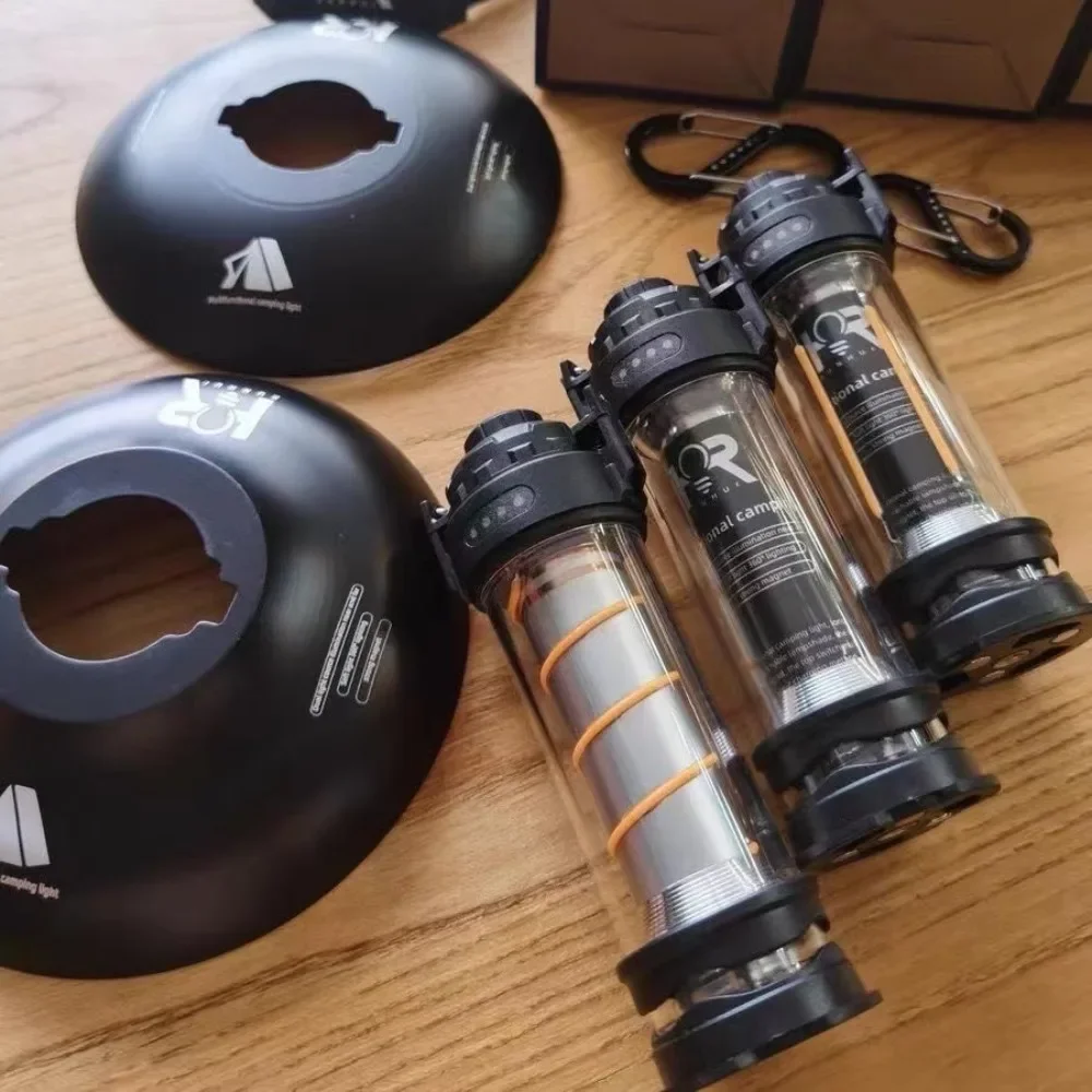 屋外 LED キャンプライト三脚付き 5 モード USB 充電緊急ポータブル